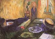 Edvard Munch Female Cutthroat painting